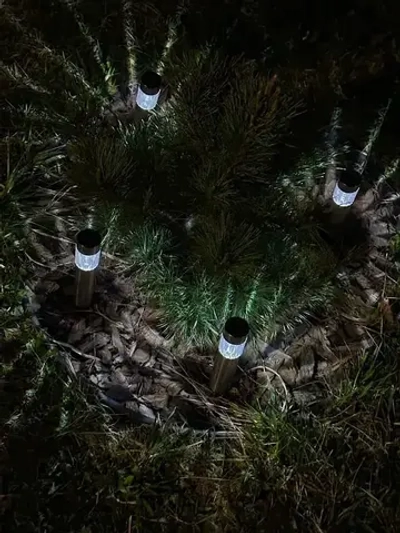 Садовые светильники на солнечных батареях набор, 4 шт. Фонарики садовые на солнечных батареях