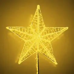 Макушка Кремлевская 100 см. для елей высотой от 6 до 12 м., золотая, Green Trees (krem-100gold)