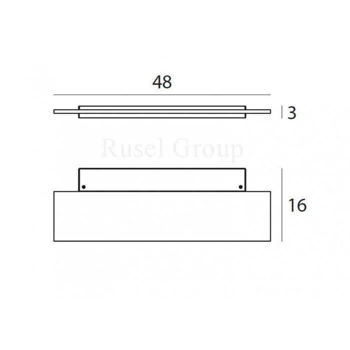 Настенный светильник Linea Light Dublight LED 7487