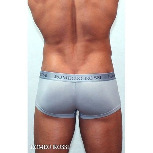 Мужские трусы хипсы светло-серые Romeo Rossi Comfort Boxer Brief RR5001-03