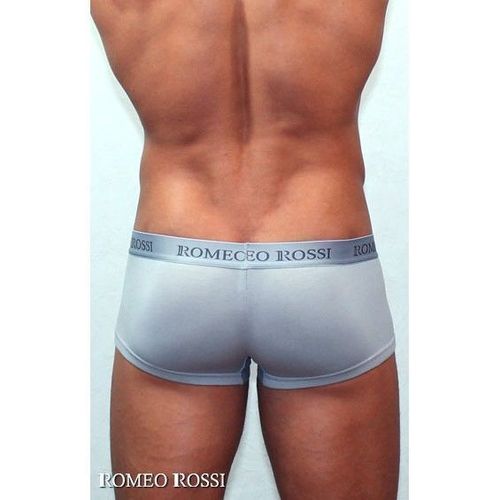 Мужские трусы хипсы светло-серые Romeo Rossi Comfort Boxer Brief RR5001-03