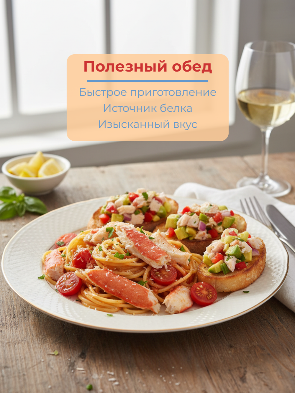 Мясо 1-й фаланги стригун-опилио краб в/м в/у 7% 200 гр