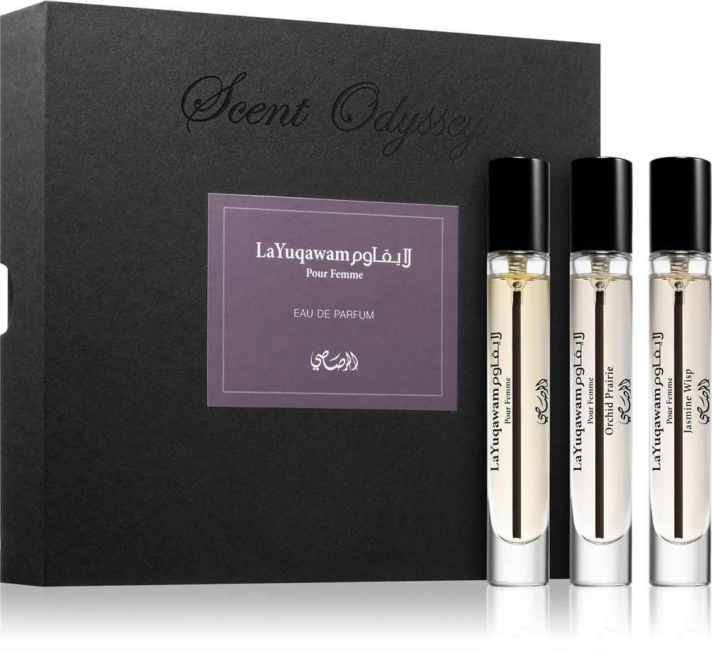 Rasasi Scent Odyssey La Yuqawam Pour Femme подарочный набор для женщин