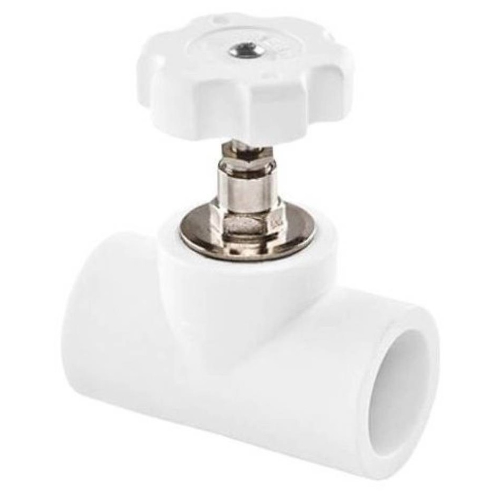 Вентиль TEBO бел. PP-R в сборе 50х90 (3/12), арт. 030060306
