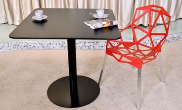 Стол Calgary 80х80 см меламин черный