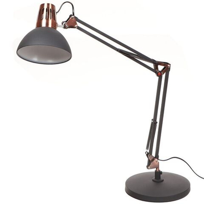 Светильник настольный на подставке, E27, 40 Вт, серый, SPE17156-25/333940