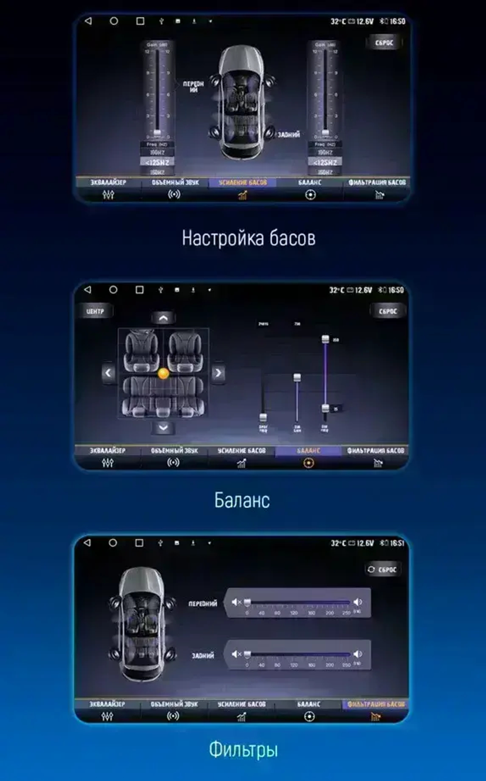 Магнитола для Volvo XC90 2006-2014 - Carmedia OL-9136 QLed, Android 13, TS20, CarPlay, SIM-слот