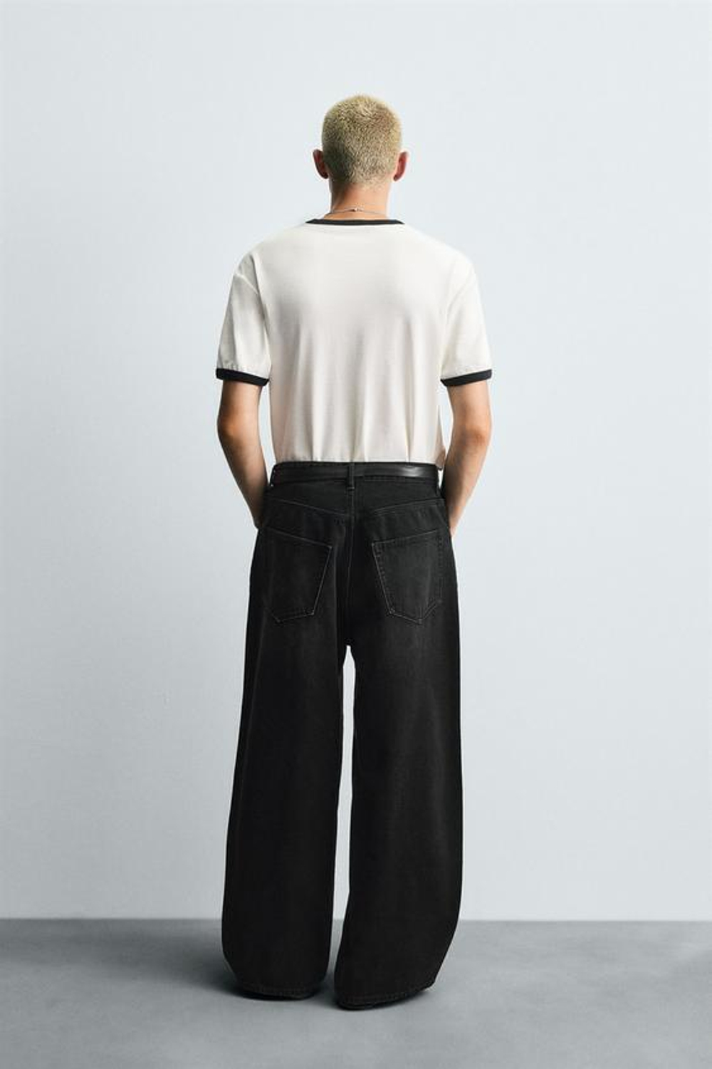 ZARA ДЖИНСЫ BAGGY FIT, УГОЛЬНЫЙ