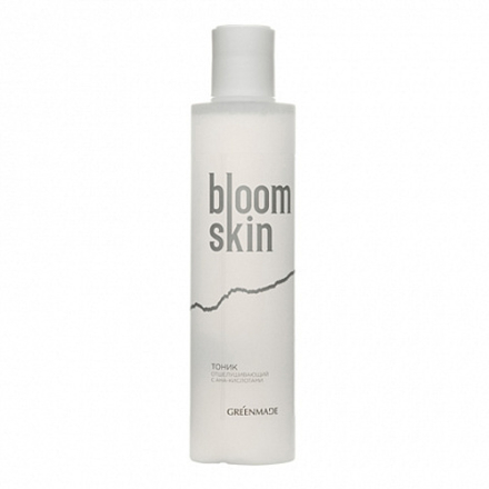 Тоник для лица Сияние и обновление BLOOM SKIN с АНА-кислотами, ТМ GREEN MADE