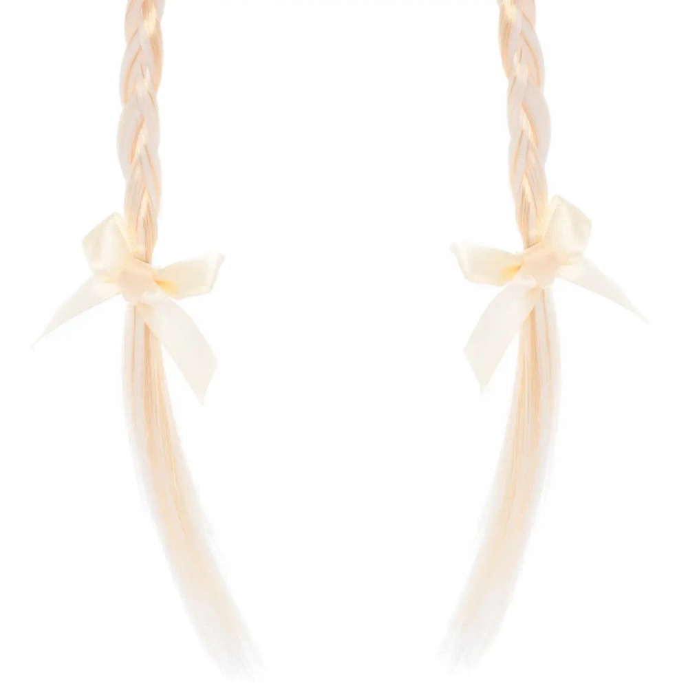 Ободок карнавальный с косами «Королева цветов» 46 см, микс