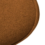 Стул Bradex Home Lucas 3 терракотовый букле с ножками цвета орех