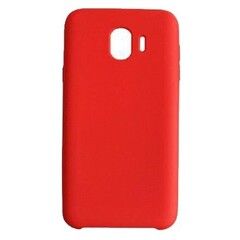 Силиконовый чехол Silicone Cover для Samsung Galaxy J2 Pro 2018 (Красный)