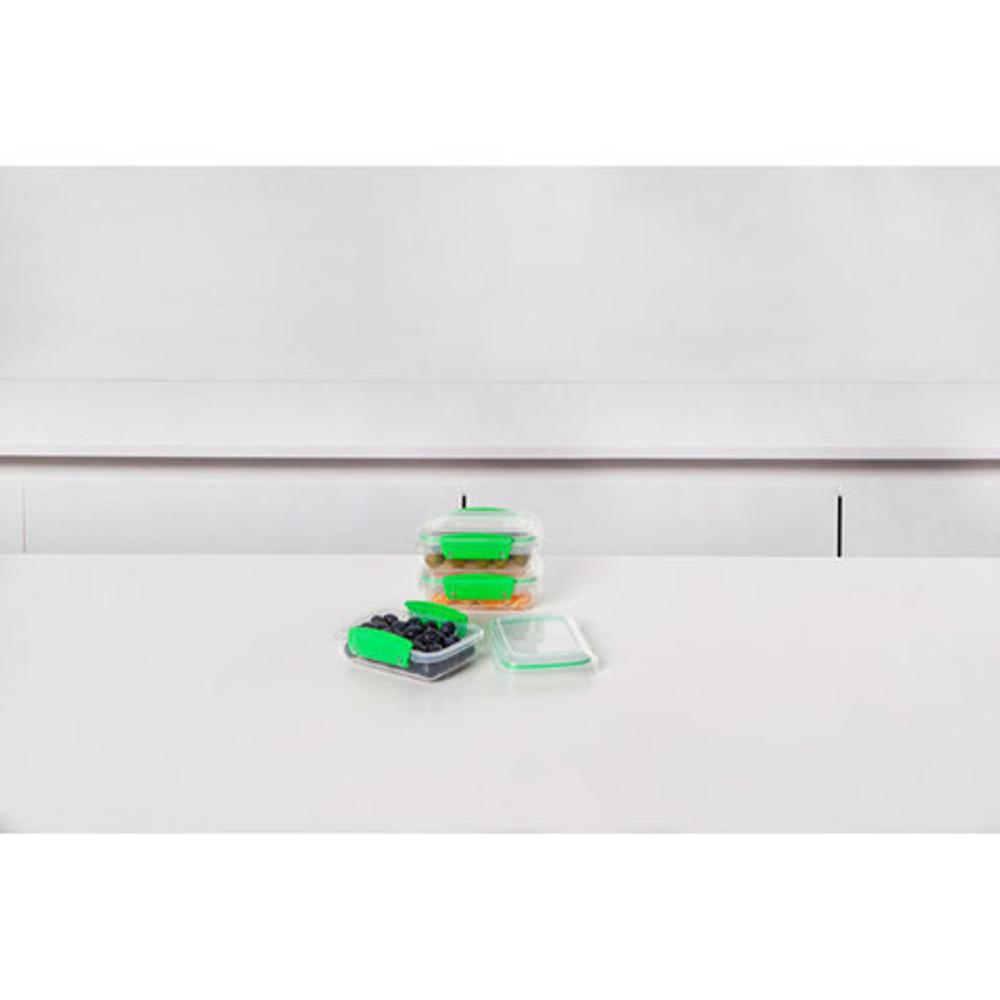 Набор контейнеров 3шт 200мл Sistema Fresh зеленый