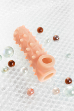 Насадка Kokos с дополнительной стимуляцией телесная 14 см