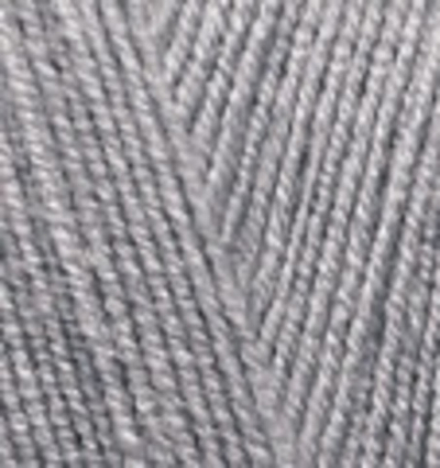 ALIZE "LANAGOLD FINE", 49% Шерсть, 51% Акрил, 100 гр, 390 м, 200 серый