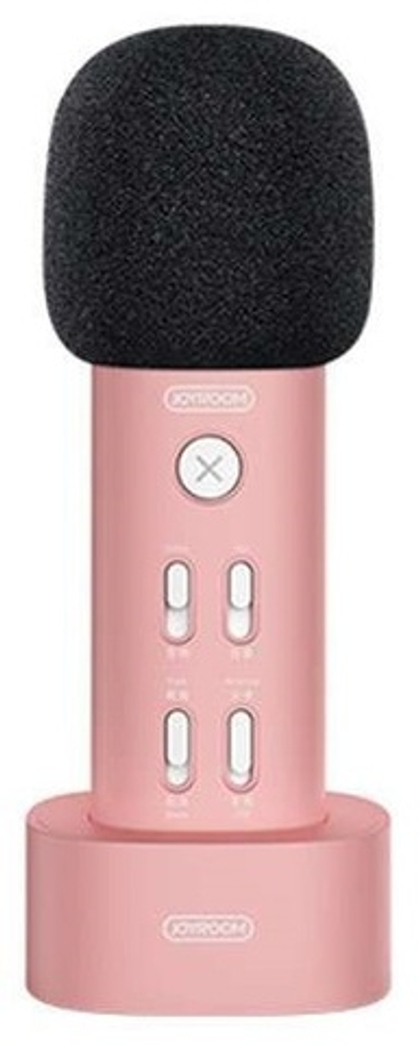 Беспроводной Bluetooth микрофон караоке Joyroom JR-K2 pink