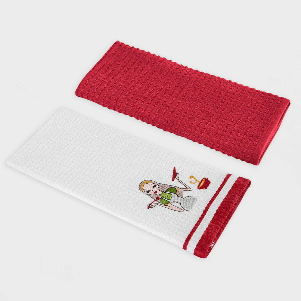 Набор кухонных полотенец 2шт 40х60 Arya home Taste