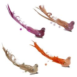 GAEM Изделие декоративное "Птичка", L16 W8 H5 см, 6в.