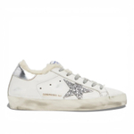 Кеды Golden Goose Exclusive White & Silver Super-Star Shearling Sneakers