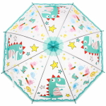 Зонт детский полуавтомат «Ultramarine- Веселые зверята», 8 спиц, d-86, в сложе. виде 65см