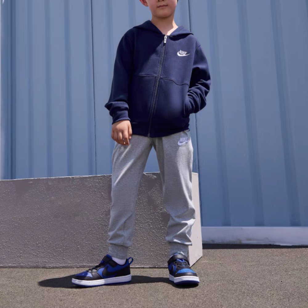 Детские кроссовки Nike Court Borough Low 'Black Blue' HM6298-480