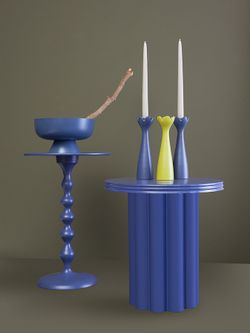 Столик приставной Fluid, Ø38 см, сумерки