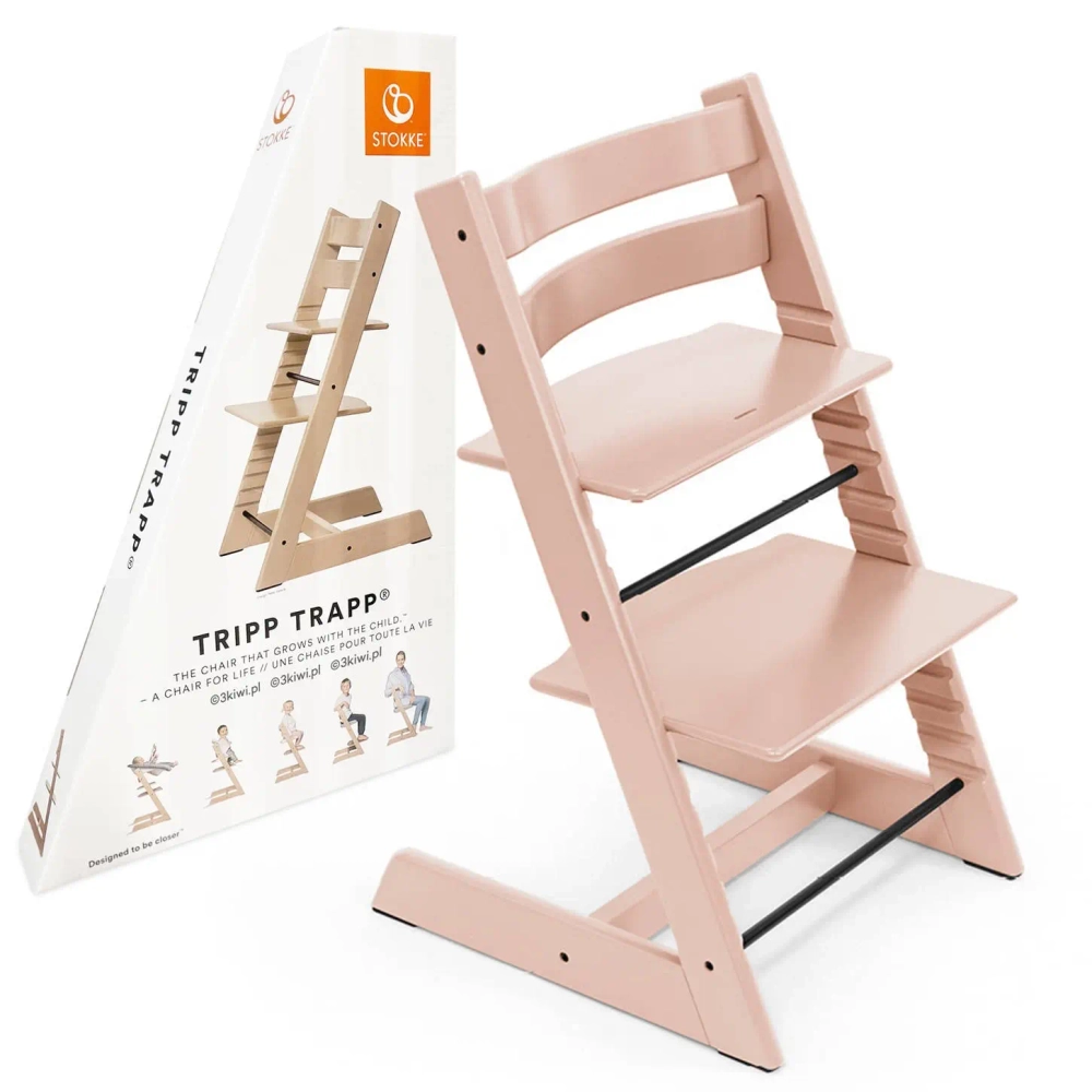 Стульчик для кормления Stokke Tripp Trapp Бук (Serene Pink)