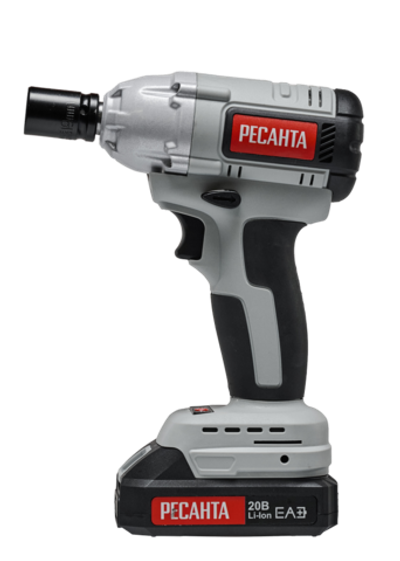 Гайковерт аккумуляторный АГ-300/20Li (в комплекте 2 АКБ и ЗУ) в кейсе Ресанта