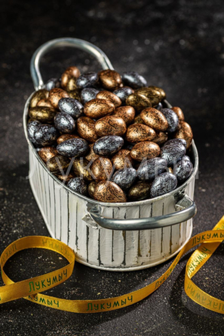 Миндаль Мокко (бронза, золото, серебро) в кондитерской глазури 100г