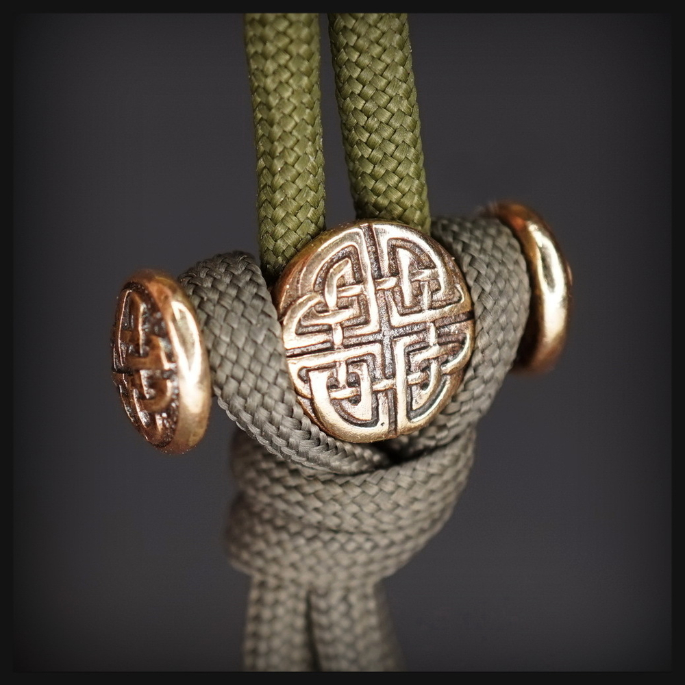 Замок - клевант "Норд" для браслета , бронза