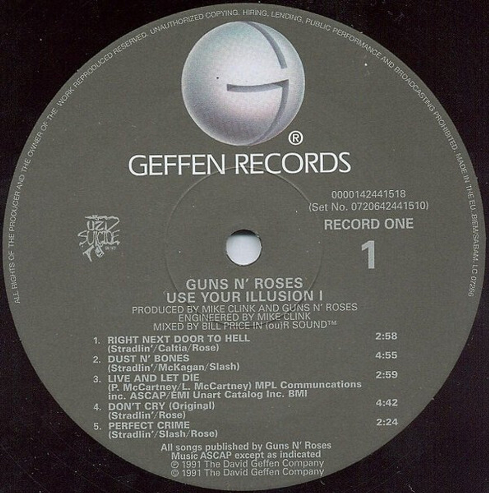Guns N' Roses / Use Your Illusion I (2LP)