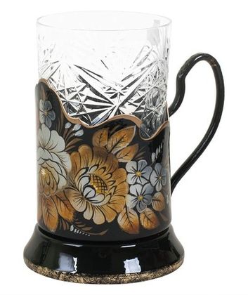 Zhostovo tea glass holder PODS28022021006