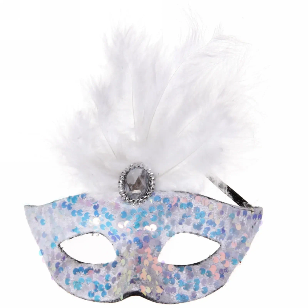 Маска карнавальная «Вальс», микс (синий, черный)
