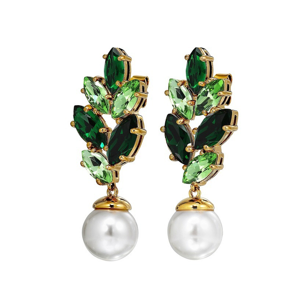 Серьги Dyrberg Kern BALETE SG GREEN_WHITE PEARL 470027