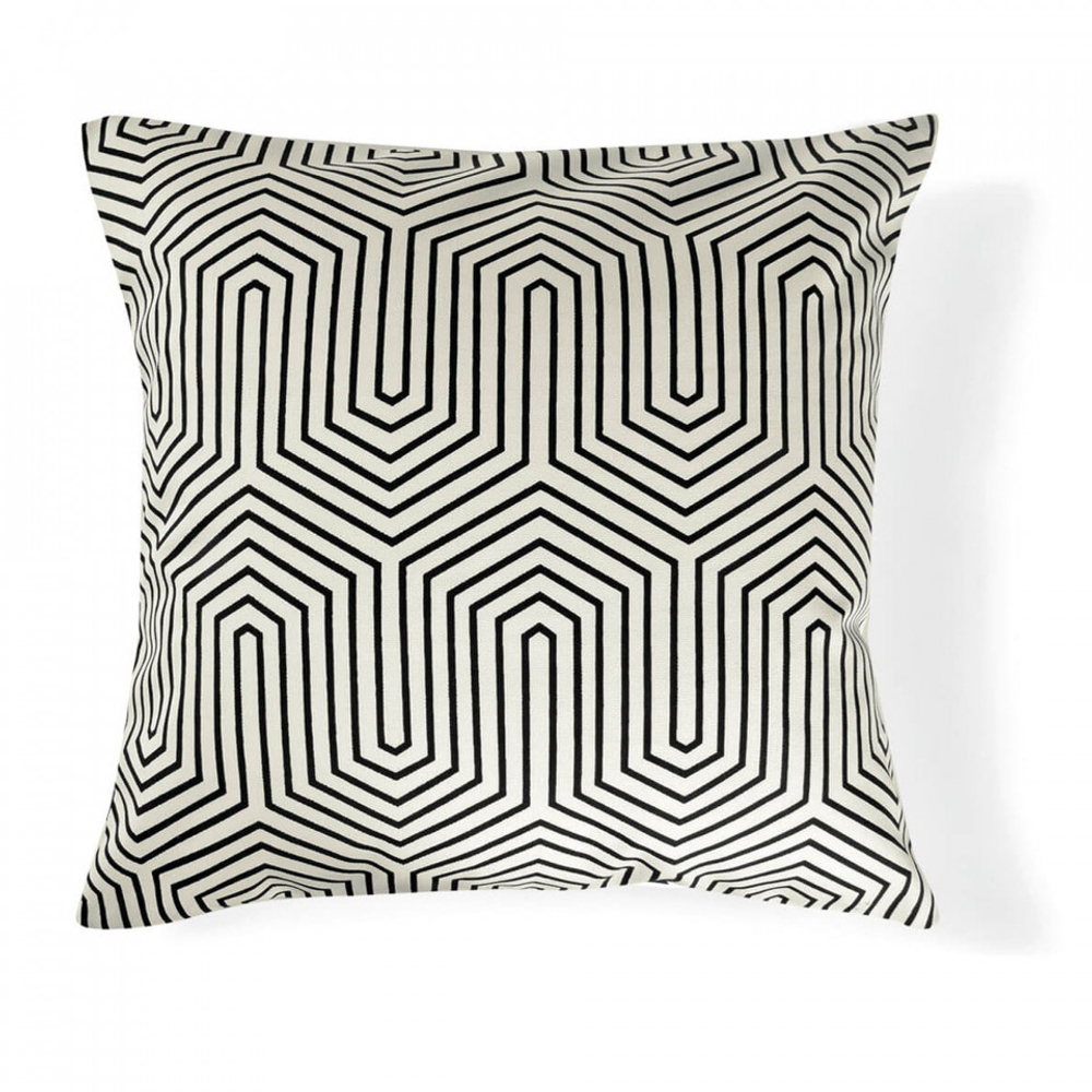 Декоративная подушка 40x40 L'appartement Figure3 New Shape ivory слоновая кость/принт