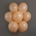 Шар (12''/30 см) Персик Малибу (660), макарунс, 12 шт.