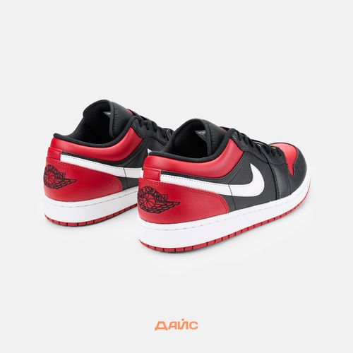 Кроссовки Jordan 1 Low Alternate Bred Toe  артикул:553558-066 - купить в магазине Дайс