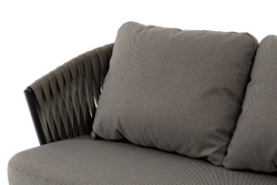 "Флоренция" лаунж-зона из искусственного ротанга, цвет графит