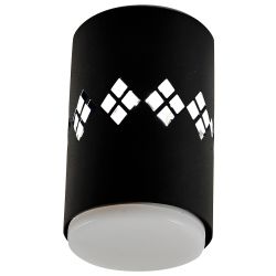 Светильник накладной ЭРА OL10 LD GX53 BK под лампу GX53 со светодиодной подсветкой 1Вт черный