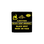 Мыло для лица K.Brothers Black Soap Original Black Spot Mask On Face с экстрактами трав против акне и черных точек 50 г