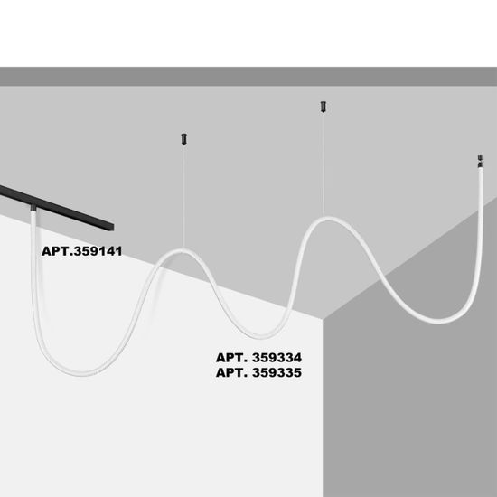 359334 KONST NT24 142 черный Трековый светильник для низковольтного шинопровода FLUM IP20 LED 25W 3000K 48V 2420Лм RAMO