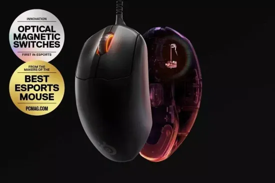 Беспроводная игровая мышь SteelSeries Prime Wireless, черный