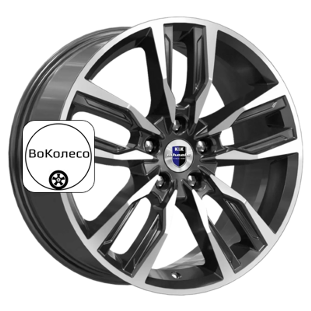 8x18/5x114,3 ET35 D67,1 Борэй (КС901) Алмаз черный K&K