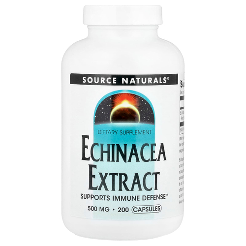 Source Naturals, Экстракт эхинацеи, 500 мг, 200 капсул