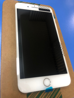 Дисплей в сборе с тачскрином,рамкой и фронтальной камерой для iPhone 7 Plus белый Оригинал Сервисный