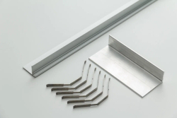 Микроплинтус SL16X25-01L Серебро матовое 16х25х2000мм