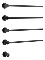 Полотенцесушитель электрический встраиваемый WONZON & WOGHAND DORTMUND, Черный матовый (WW-A364-MB)