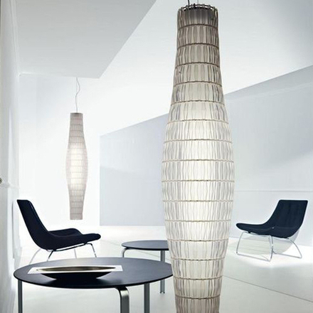 Pendant design lamp  Tropico Vertical by Foscarini (Gold)