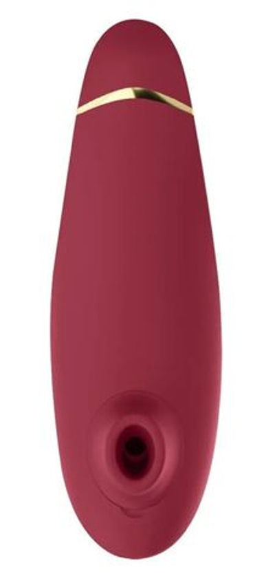 Бордовый клиторальный стимулятор Womanizer Premium 2