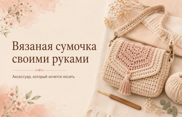 Вязаная сумочка своими руками: аксессуар, который хочется носить